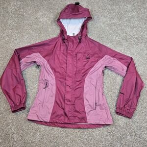 Sierra Designs Womens Hurricane Rain Jacket  size M packable waterproof hood